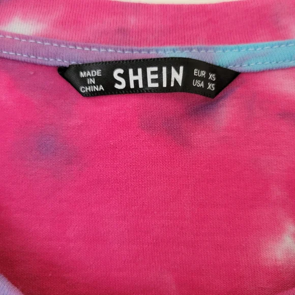Shein Tie Dye T-Shirt Dress Size XS - Picture 4 of 6